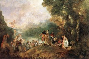 讓 安東尼 華托 The Embarkation for Cythera 讓 安東尼 華托 The Embarkation for Cythera